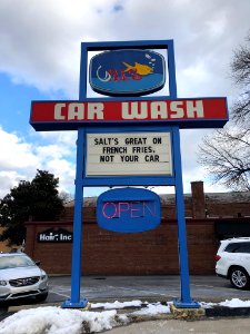 Gills Car Wash Sign, Oakley, Cincinnati, OH 