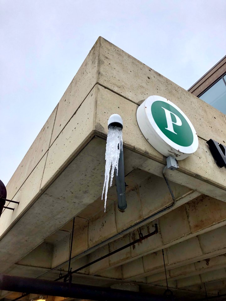 Icicle, Woodside Garage, University of Cincinnati, CUF, Ci… 