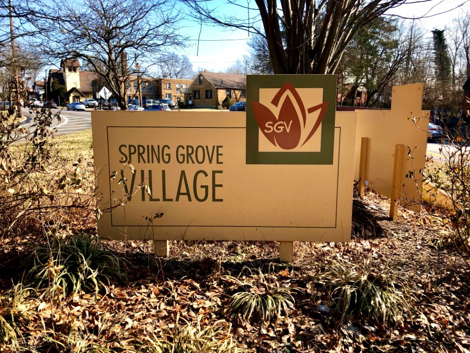 Spring Grove Village Sign, Spring Grove Village, Cincinnat… 