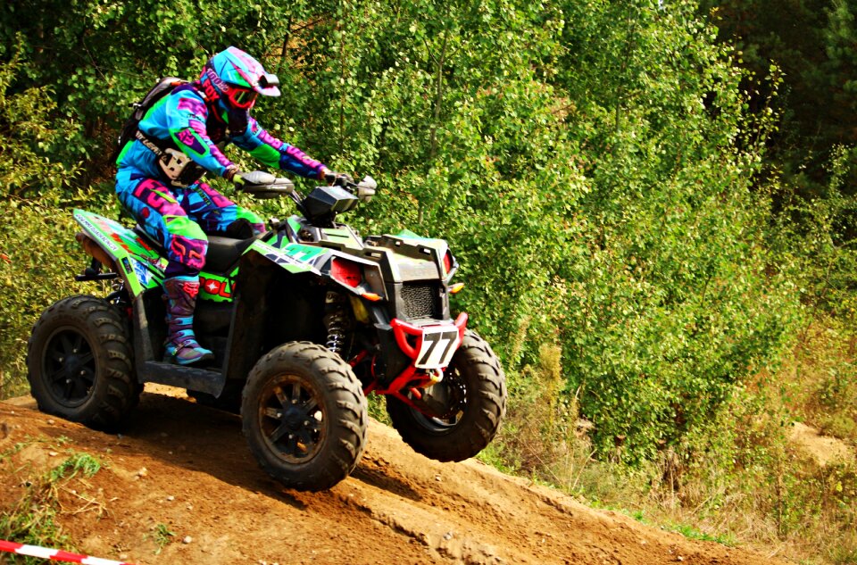 Atv motocross ride race