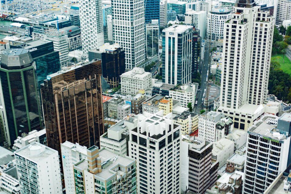 Metropolis downtown urban