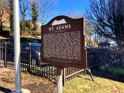 Historical Marker, Mount Adams, Cincinnati, OH 