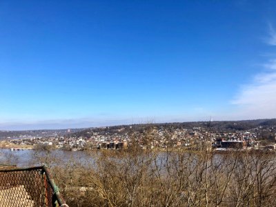 Bellevue, Kentucky from Mount Adams, Cincinnati, OH 