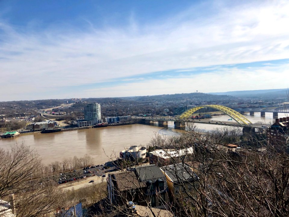 Newport, Kentucky from Mount Adams, Cincinnati, OH 