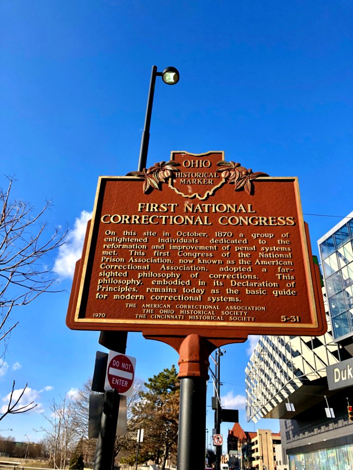 First National Correctional Congress Historical Marker, Ci… 