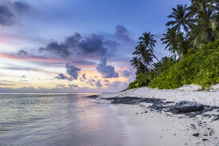 Paradise water sky