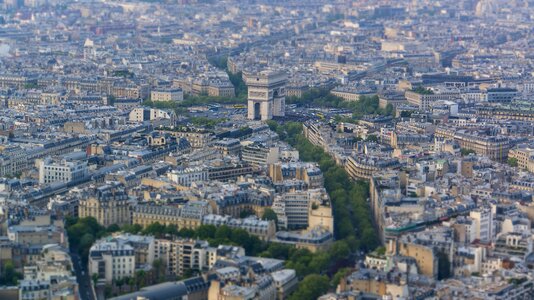 Eiffel tower view places of interest photo