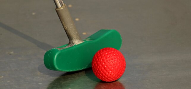 Mini golf ball ball minigolf plant