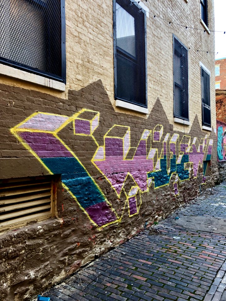Mural, Bolivar Alley, Pendleton, Cincinnati, OH 