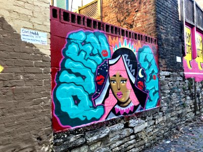 Mural, Bolivar Alley, Pendleton, Cincinnati, OH 