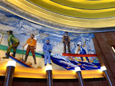 Rotunda Mosaics, Cincinnati Union Terminal, Queensgate, Ci… 