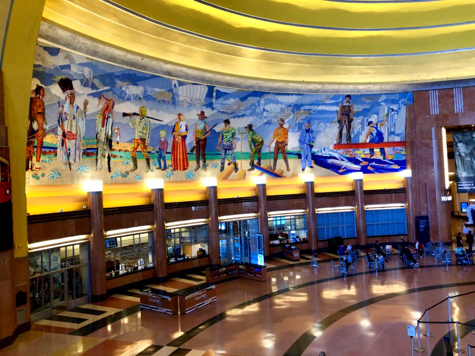 Rotunda Mosaics, Cincinnati Union Terminal, Queensgate, Ci… 
