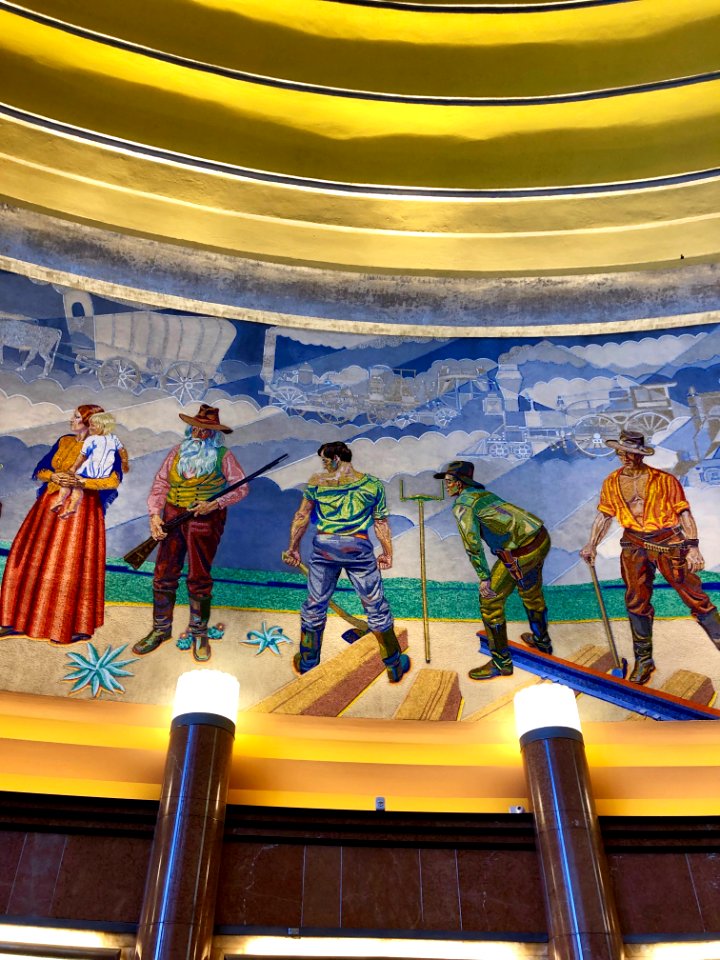 Rotunda Mosaics, Cincinnati Union Terminal, Queensgate, Ci… 