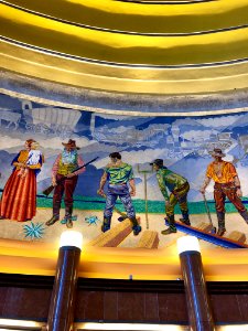 Rotunda Mosaics, Cincinnati Union Terminal, Queensgate, Ci… 