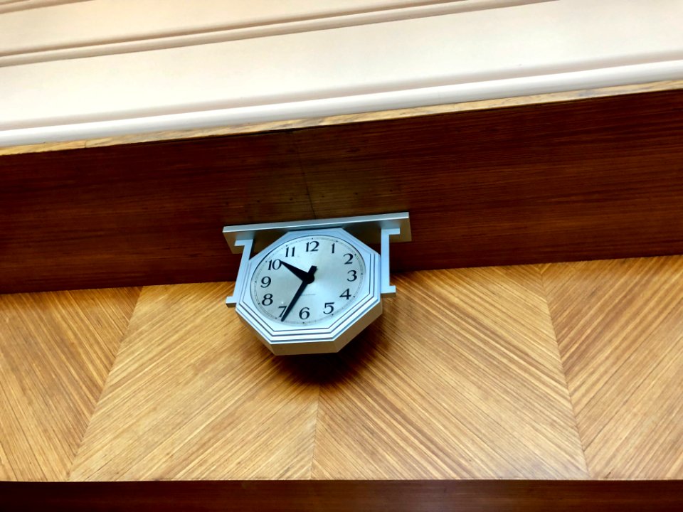 Ceiling Clock, Amtrak Waiting Room (Gentlemen's Lounge), C… 