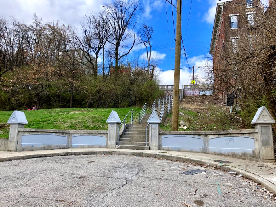 Ohio Avenue Steps, Over-the-Rhine, Cincinnati, OH 