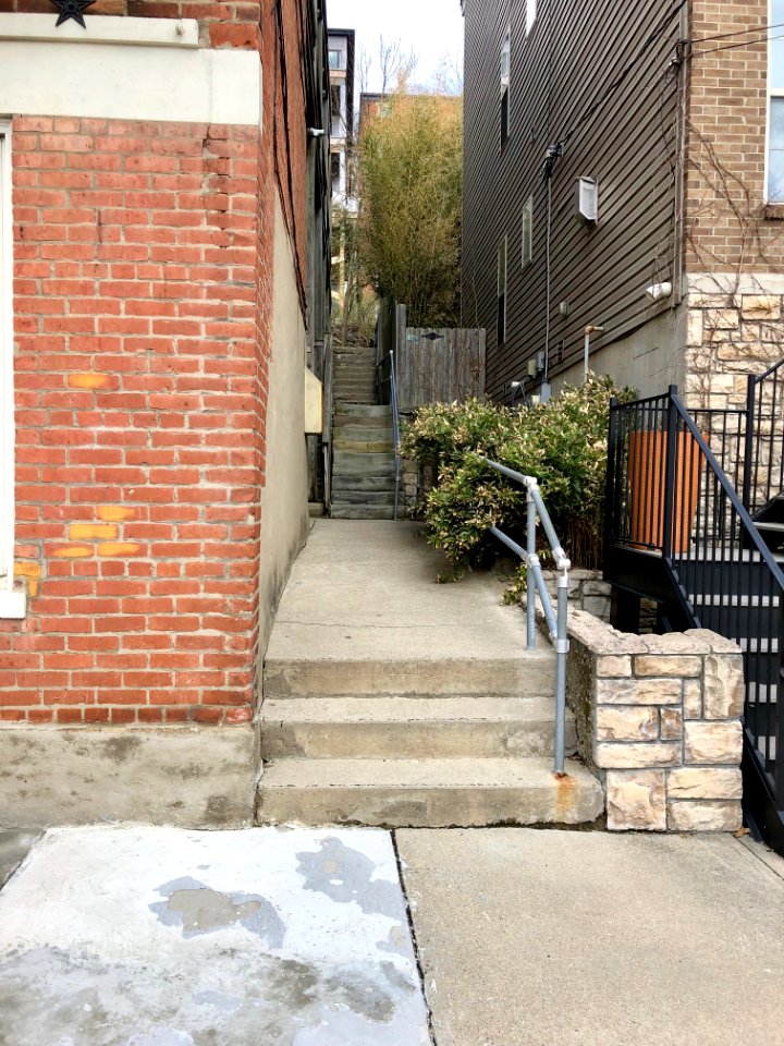 Steps, Mulberry Street, Over-the-Rhine, Cincinnati, OH 