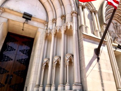 Front Entrance Detail, St. Mary's Cathedral Basilica of th… 