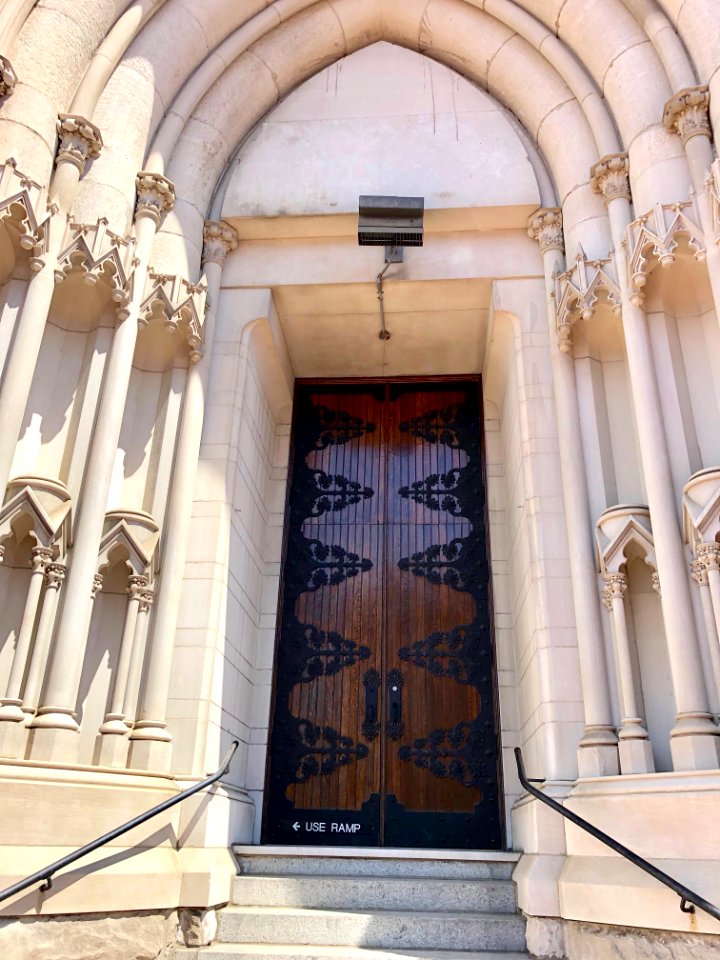 Front Entrance Detail, St. Mary's Cathedral Basilica of th… 