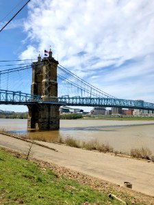 Roebling Suspension Bridge, Cincinnati, OH photo