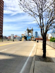 Roebling Suspension Bridge, Cincinnati, OH 