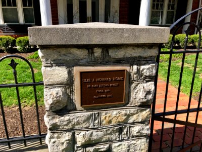 Historical Marker, Ulie J. Howard House, Licking Riverside… 