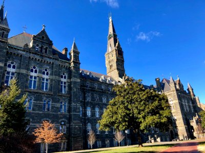 Healy Hall, Georgetown University, Georgetown, Washington,… 