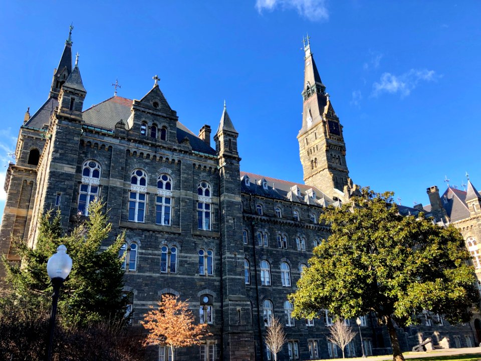 Healy Hall, Georgetown University, Georgetown, Washington,… 