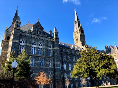 Healy Hall, Georgetown University, Georgetown, Washington,… 