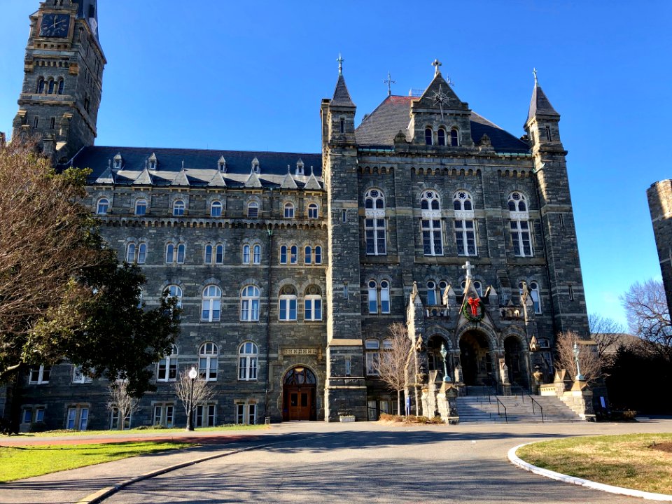 Healy Hall, Georgetown University, Georgetown, Washington,… 