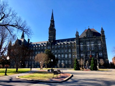 Healy Hall, Georgetown University, Georgetown, Washington,… 