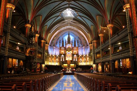 Cathedral montreal notre dame photo