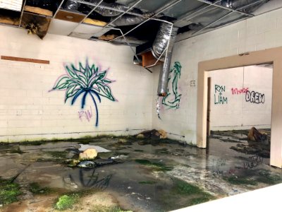 Classroom, Log Cabin Association Elementary School, Barker… 