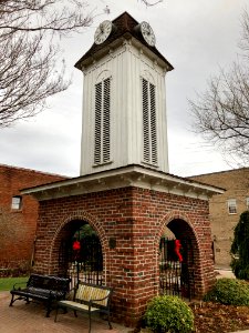 Old Macon County Courthouse Clocktower, Franklin, NC 