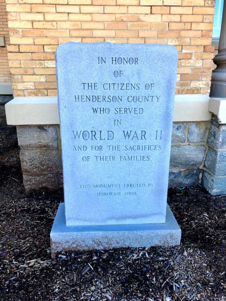World War II Memorial, Hendersonville, NC 