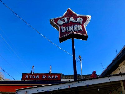 Star Diner Sign, Marshall, NC 