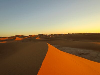 Sky dune nature photo