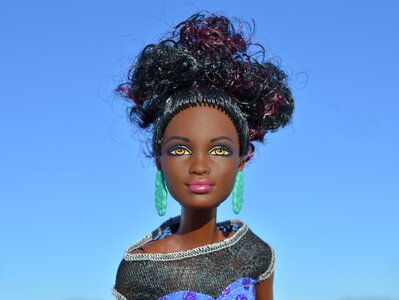 Doll barbie face photo