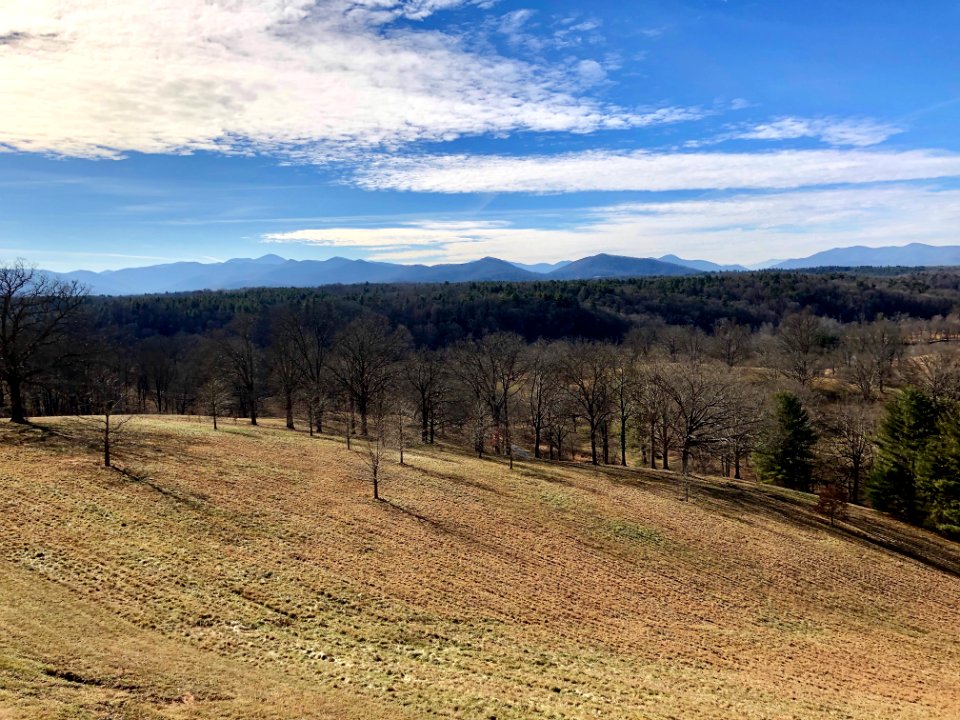 View from South Terrace, Biltmore Estate, Asheville, NC 