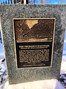 Historical Marker, Probasco Fountain, Clifton, Cincinnati,… 