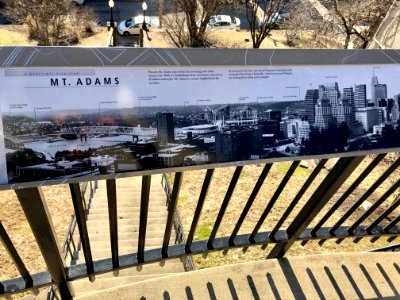 Signage, Mount Adams Steps, Mount Adams, Cincinnati, OH 