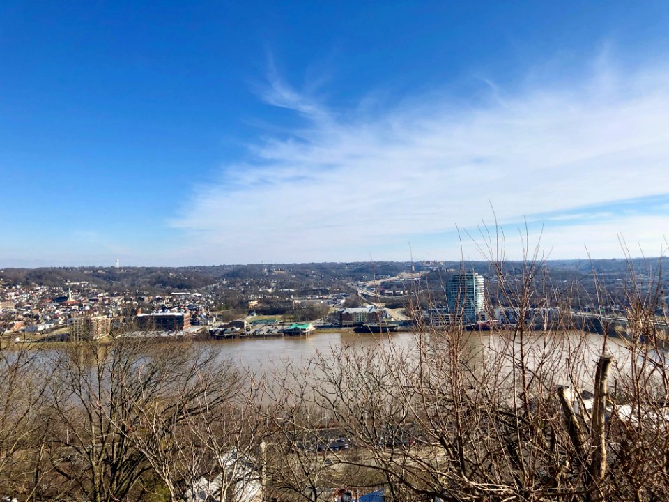 Newport, Kentucky from Mount Adams, Cincinnati, OH 