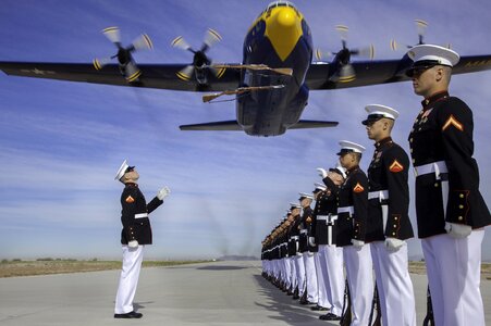 Blue angels navy kc-130 hercules