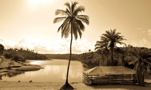 Place landscape lake