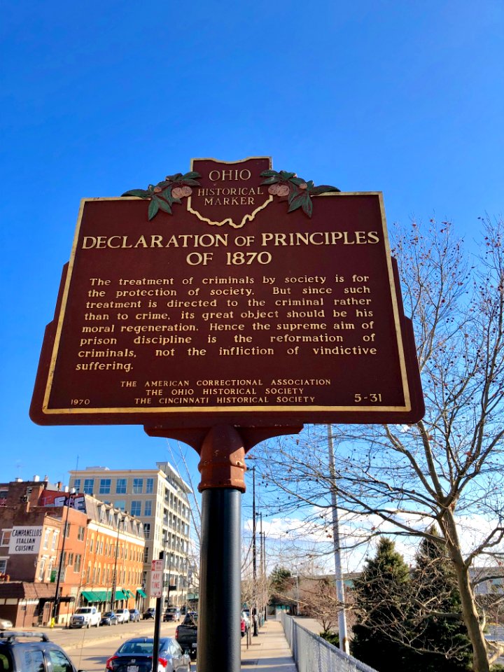 First National Correctional Congress Historical Marker, Ci… 