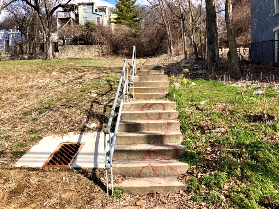 Baymiller Street, Steps, Over-the-Rhine, Cincinnati, OH 