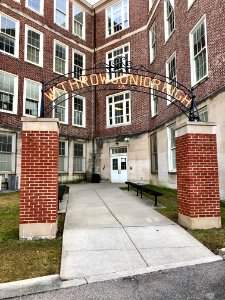 Arch Sign, Withrow High School, Hyde Park, Cincinnati, OH 