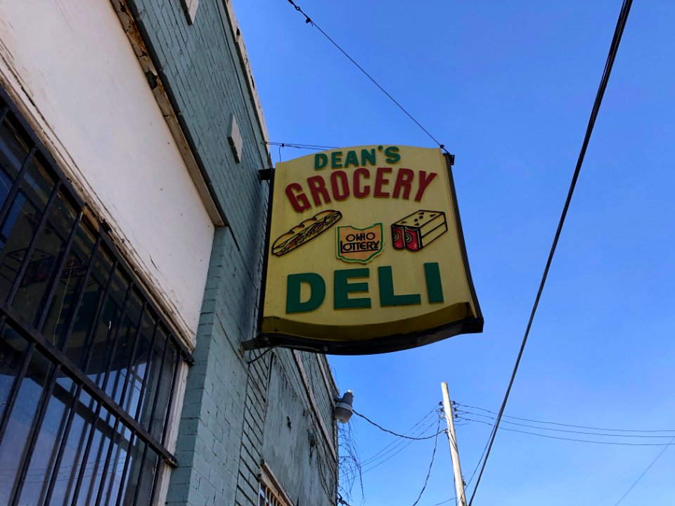 Dean's Grocery Sign, Westwood Avenue, South Fairmount, Cin… 