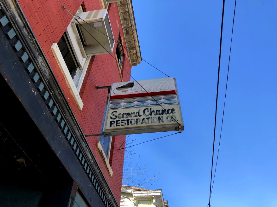 Second Chance Restoration Company Sign, Westwood Avenue, S… 