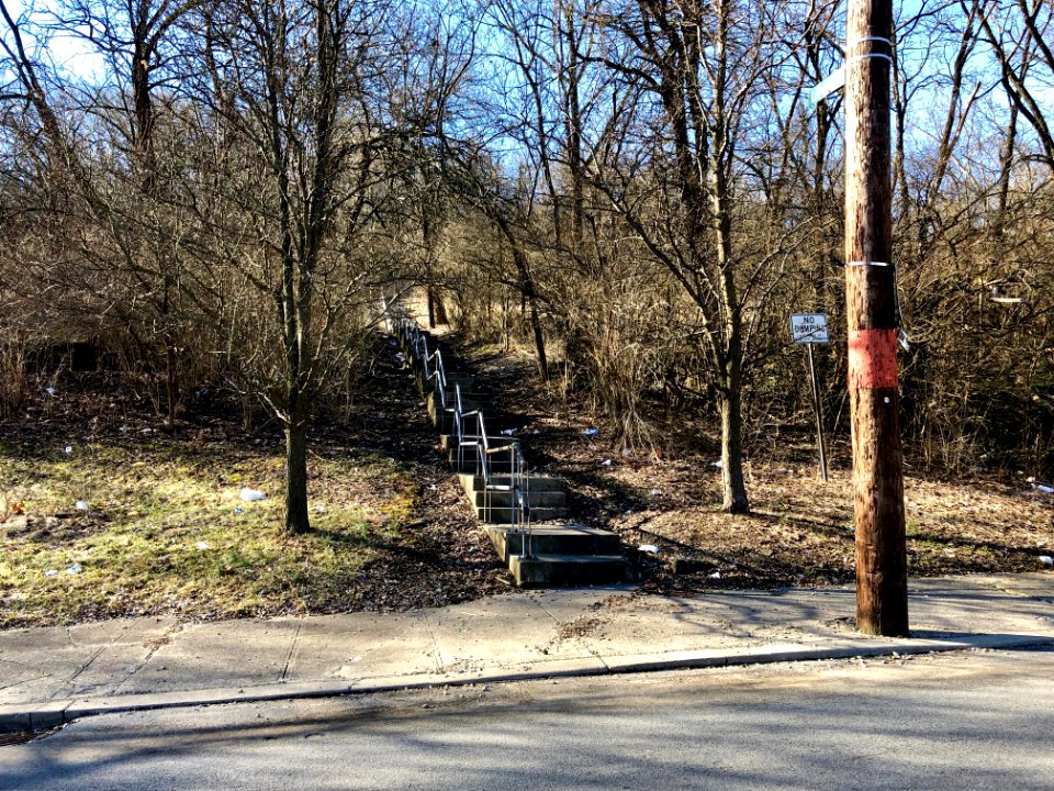 Linden Street Steps, North Fairmount, Cincinnati, OH 